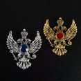 thumbnail image 2 of GKNET Retro Wing Metal Pin Vintage Eagle Badge Brooch Crown Lapel Pin Men Acc-Gold, 2 of 9