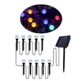 thumbnail image 1 of lámpara sor decorativa 10 en un, luces LED de jardín , lámpara de noche para jardín, césped, patio trasero, , paisaje, encendido / Luz colorida CUTICAT luces del césped del camino, 1 of 8