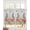 Blue, variant on Easter Bunny Sheer Curtains 84 Inch Length 2 Panels Set for Living Room/Bedroom, Colorful Eggs Spring Tulips Flower Vintage Kitchen Curtains Grommet Semi-Sheer Curtains Window Treatments 42"x84"x2