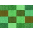 thumbnail image 1 of Ahgly Company Machine Washable Indoor Rectangle Transitional Neon Green Area Rugs, 8' x 12', 1 of 7