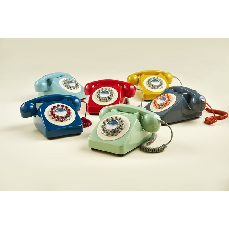 Retro 746 Series Rotary Corded Landline Phone - Walmart.com