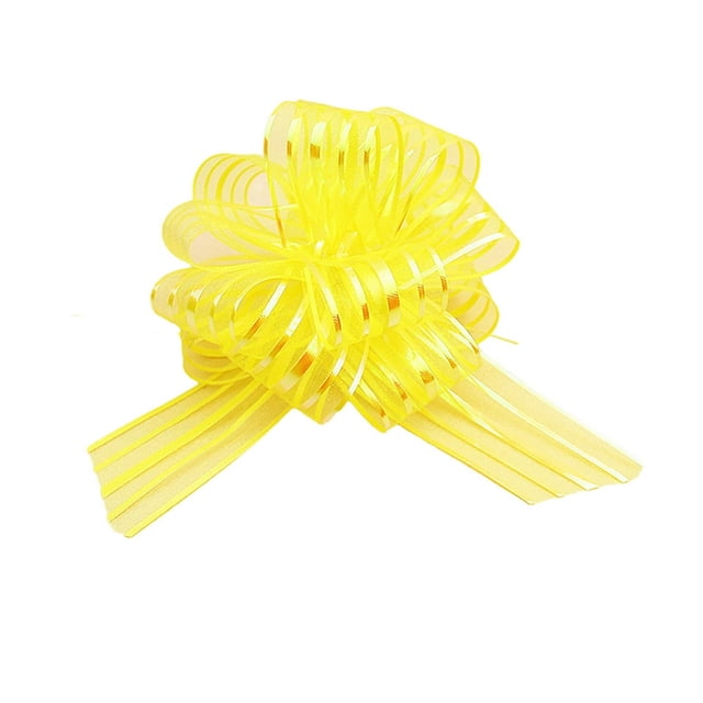 HLONK Pull Bows Ribbon for Gift Wrapping Jubilant Wear-resistant Multicolor Gifts Baskets Multifunctional for Celebration Red