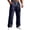 Navy#1512221DD, variant on Fabrcox Cargo Sweatpants for Men Baggy Open Bottom Big and Tall Sweatpants Corduroy Elastic Waist Athletic Pants with Pocket(Orange,XXXL)