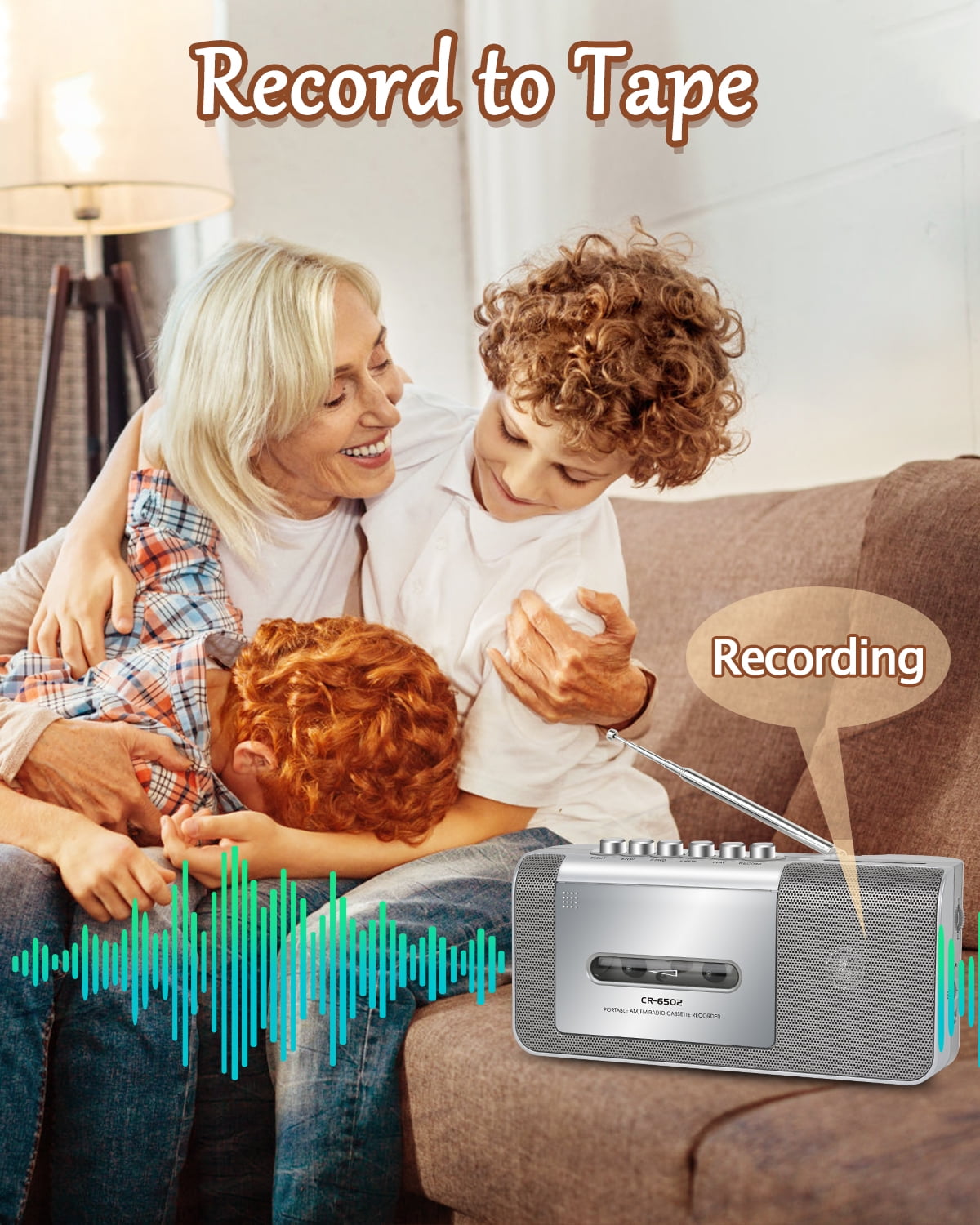 Jazmm Portable Cassette Recorder Player photo 8
