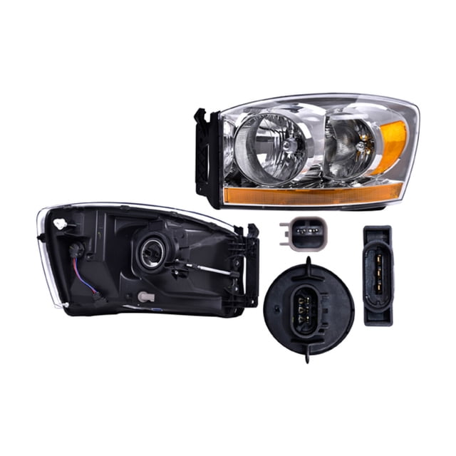 Faro DEPO 301220459525311 Ram 2006 A 2008 Izq Con franja