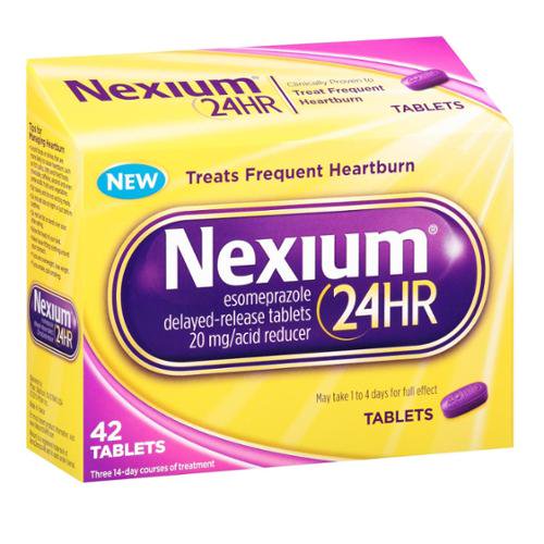 Nexium 24 Hr mg Acid Reducer Tablet 42 Ea Pack Of 4 Walmart Com