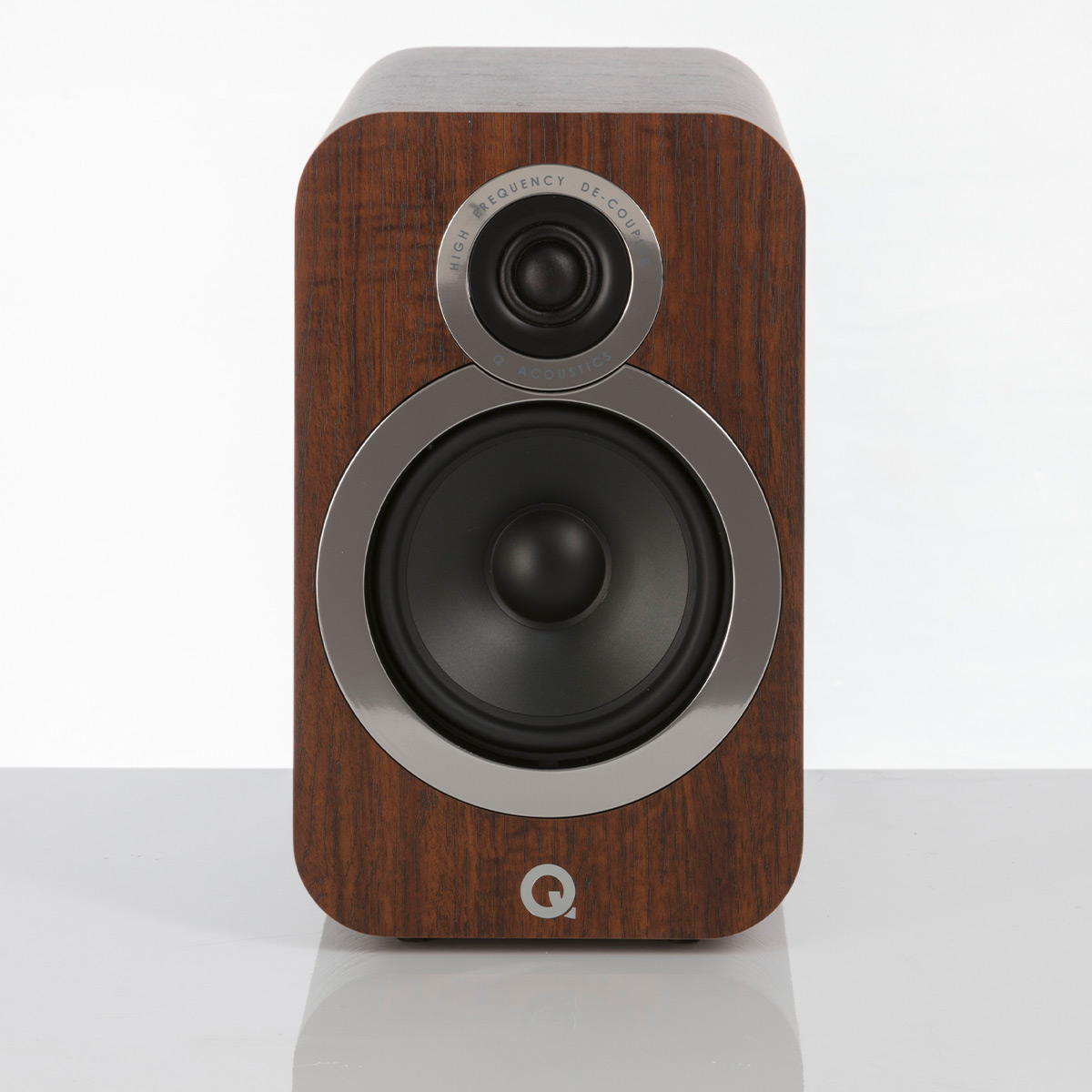 Q Acoustics 3020i Bookshelf Speaker - Pair (Walnut)