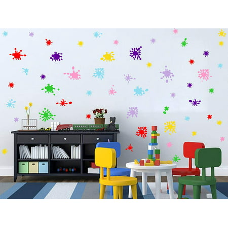 Polka Dots Wall Decals 259dots Vinyl Stickers Rainbow Colors Circle Classroom Playroom Primary Canada - Classroom Wall Decals Ideas