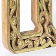 thumbnail image 4 of HANDMADE ECO-FRIENDLY "Q" WOOD ALPHABET LETTER BLOCK FOR WALL MOUNT & TABLE TOP DÉCOR- , Natural-Gold Foil Color, Traditional Design, Letter Block For Study Room, Kids Room, Living Room, Hall, Offices, 4 of 5