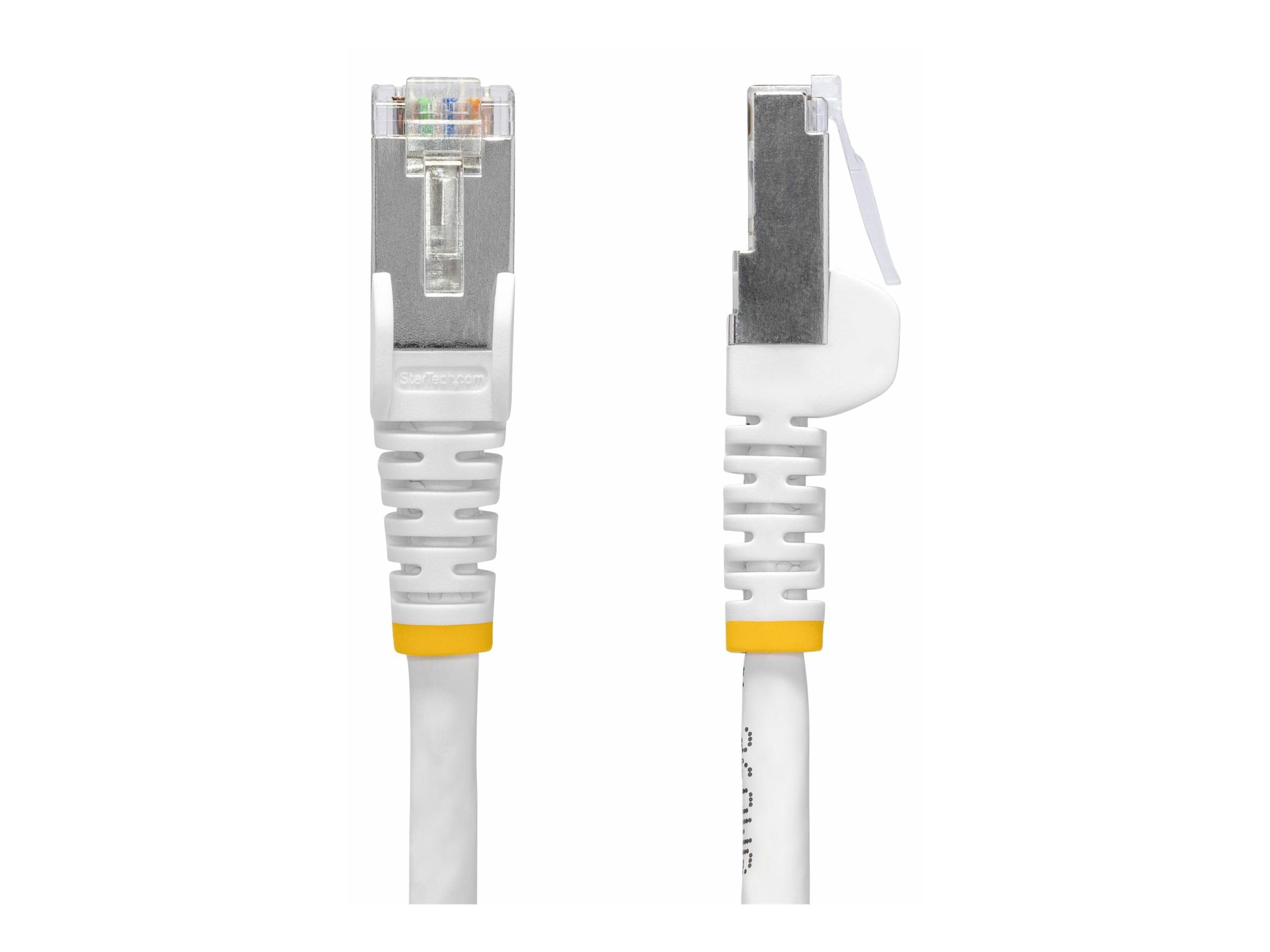 StarTech 30ft White CAT8 Ethernet Cable, Snagless RJ45, 25G/40G, 2000MHz, 100W PoE++, S/FTP, 26AWG Pure Bare Copper, LSZH