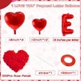 thumbnail image 2 of Set de globos Tedercle Love con 500 pétalos de rosa, 2 of 7