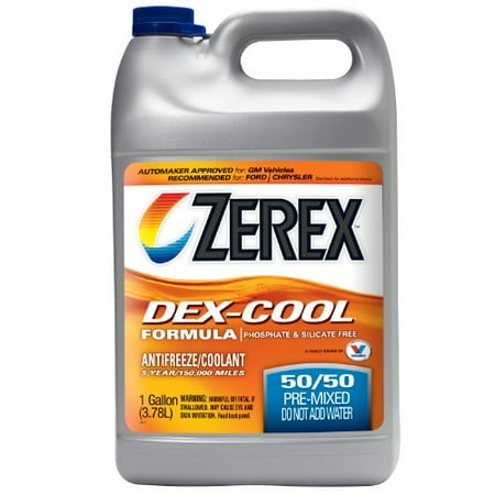 - Zerex ZXELRU1 DEX-COOL Antifreeze / Coolant - Gallon