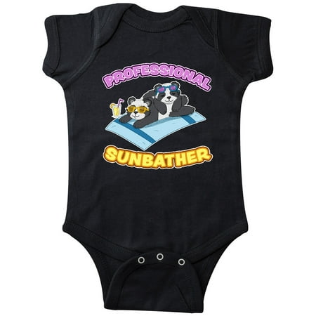 

Inktastic Cute Baby Pandas Professional Sunbather Gift Baby Boy or Baby Girl Bodysuit