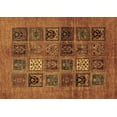 thumbnail image 1 of Ahgly Company Indoor Rectangle Abstract Brown Modern Area Rugs, 8' x 12', 1 of 4