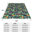 thumbnail image 3 of Fotbe Dinosaur Plays Soccer Manta de Franela Acolchonada con Estampado, Súper Suave y Esponjosa, Extra Grande para Sofá, Cama, Uso Todo el Año-80"x60", 3 of 7