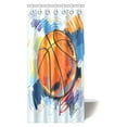 thumbnail image 1 of Cortina de Ducha ABPHQTO Decoración Deportiva Baloncesto 90x180 cm, 1 of 3