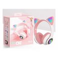thumbnail image 2 of Auriculares gamer inalámbricos CAT Gaming STN-28 rosa con luz LED, 2 of 8
