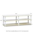 thumbnail image 4 of Furinno 14038SBE/WH TST No Tools 3-Tier Wide Shoe Storage Rack, Steam Beech/White, 4 of 4