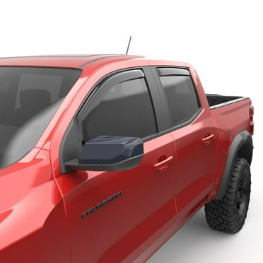 EGR 571481 In-Channel Window Visors 4PC Set Smoke Finish 23-24 Colorado & Canyon