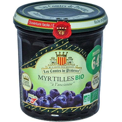 Organic Blueberry Jam by Les Comtes de Provence