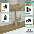 thumbnail image 3 of Hansgrohe 71130821 Logis 210 Robinet Simple Trou&44; Nickel Brossé, 3 of 4