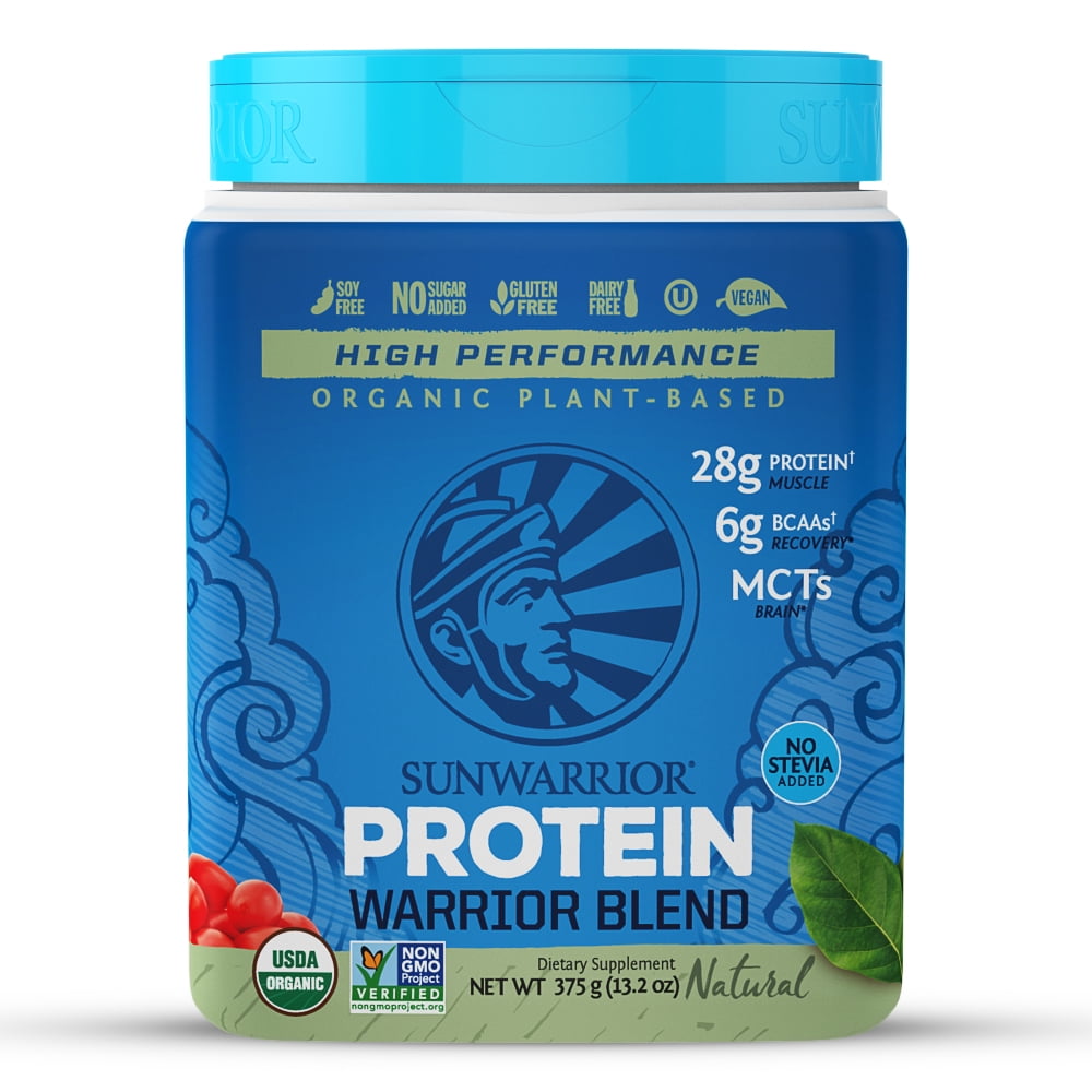 Sunwarrior Warrior Blend Organic PlantBased Protein Powder, Natural