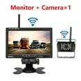 thumbnail image 2 of Caméra Arrière Sans Fil de 7 Pouces, Moniteur avec 18 Lumières Infrarouges, Vision Nocturne pour Camions, VR, Voiture avec Écran du Système d'Image Inversée, Vision Nocturne Claire, 2 of 7