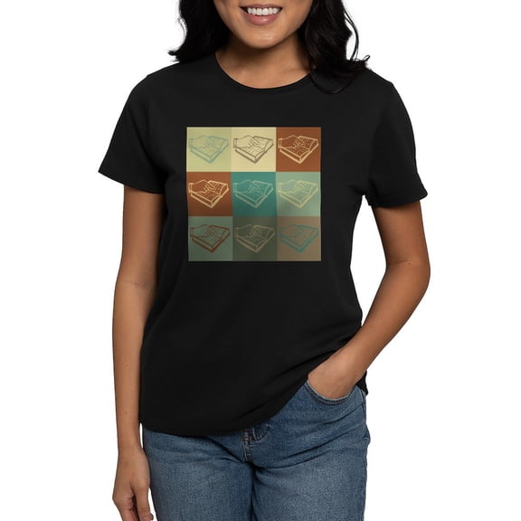 CafePress - Teaching The Visually Impaired Pop Art Women's Dar - Women's Traditional Fit Dark T-Shirt