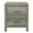 Gray, variant on Tcbosik Wood Nightstand with 2 Drawers and Metal Handle, Natural