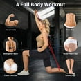 thumbnail image 3 of Genreen Pull Up Assistance Bands Set 5 LBS - 230 LBS, Long Resistance Bands for Pull Ups Working Out, Gym Workout Bands for Men Exercise Muscle Training and Shape Body - Carry Bag Included, 3 of 7