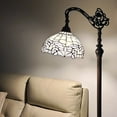 thumbnail image 2 of Amora Lighting AM264FL11B 62 in. Tiffany-Style Reading Floor Lamp, White, 2 of 5