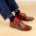 thumbnail image 6 of BambooMN Men's Colorful Cotton Design Novelty Dress Socks - Assortment 5A - 5 Pairs, 6 of 8