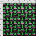 thumbnail image 3 of oneOone Tissu Flex Coton Vert Arbre Matériel de Robe Tissu Imprimé Tissu au Mètre 40 Pouces de Large, 3 of 5