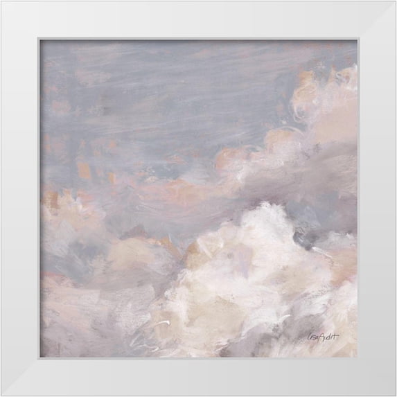 Audit, Lisa 12x12 White Modern Wood Framed Museum Art Print Titled - Daydream Neutral 03