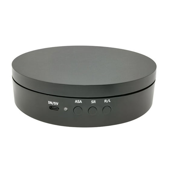 Yammee Electric Rotating Display Stand Mirror 360 Degree Turntable Jewelry 3 Speeds