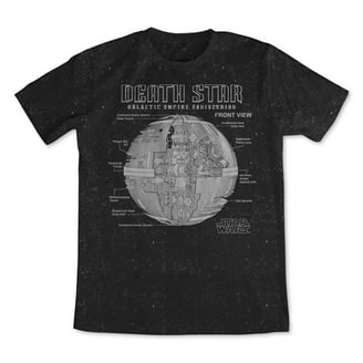 Star Wars Mens T-Shirt - Han Solo Silhouette In Millennium Falcon Image