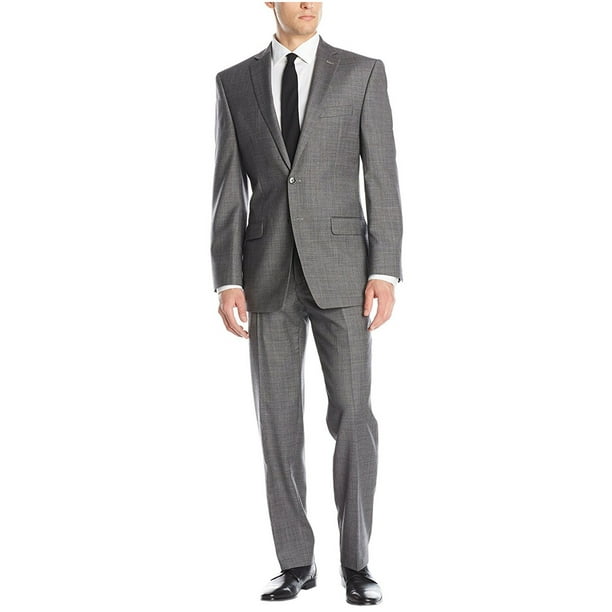 calvin klein grey suit pants
