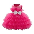 thumbnail image 2 of Fozruso Girls A Line Dress Elegant Girls Gown Party Dress For And Birthday Celebrations With Puffed Sleeves And Sparkling Perfect For Photoshoots And Festive Events Sizes 3-4 Years, 2 of 6