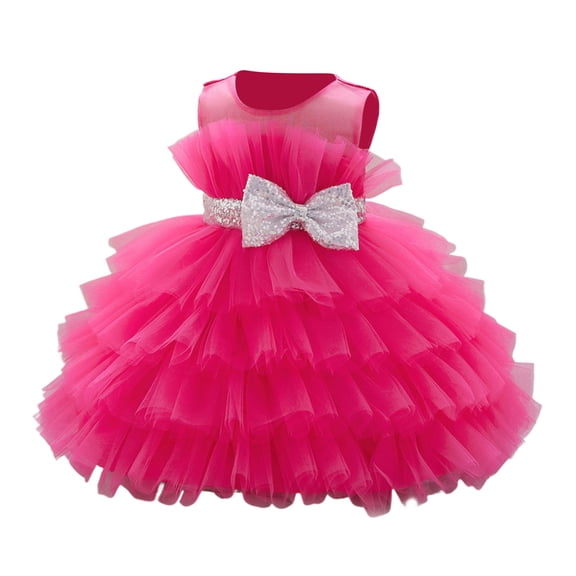 Girl Dress Ruffle Tulle Toddler Dress Spring Dresses for Girls Flower Girl Dresses Baby Girl Dresses 2-3 Years Girl Fashion