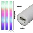 thumbnail image 2 of 12/15/30/60pcs Led Glow Sticks Bulk Colorful Rgb Glow Foam Stick Cheer Tube Dark Light For Xmas Birthday Wedding Party Supplies, 2 of 3