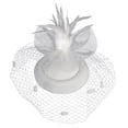 thumbnail image 2 of Chapeau de Fascinateur Blanc pour Filles et Femmes, 2 of 5