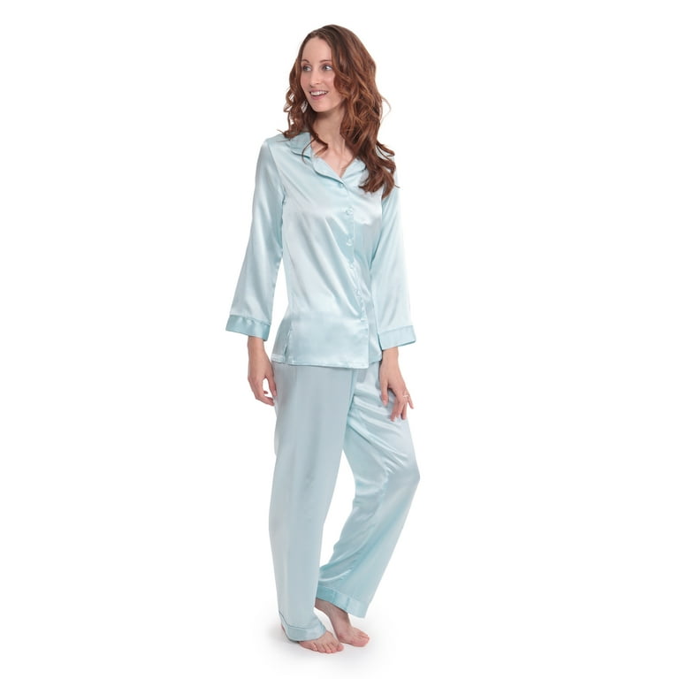 TexereSilk Women's Luxury Silk Pajama Set - Beautiful Sleepwear Gift Ideas  