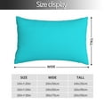 thumbnail image 2 of Fotbe Aqua Funda de Almohada Decorativa Estilo Occidental, Lujo en Algodón, Fundas para Almohadas King, Cojín Estampado para Decoración del Hogar-16"x24", 2 of 6