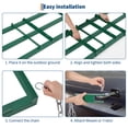 thumbnail image 3 of EDTara Tow Behind Drag Harrow, 4ft Landscape Rake With Adjustable Bars and 72 Inch Chain, Heavy Duty Driveway Grader for Use With Atv, Utv, Garden Tractor or Mower, Perfect for Soil and Gravel, 3 of 7