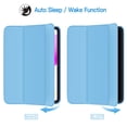 thumbnail image 6 of JETech Case for iPad (A16) 11th/10th Generation (2025/2022), Slim Stand Hard Back Shell Cover with Auto Wake/Sleep (Sky Blue), 6 of 6