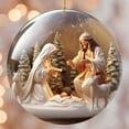 thumbnail image 6 of Tyidzon Nativity Scene Ornaments for Christmas Tree - Flat Nativity Christmas Ornaments Indoor, The Birth of Jesus Decor, Religious Gifts for Christian, Family, 6 of 9