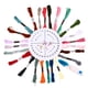 thumbnail image 5 of GOOHOCHY 1 juego de discos trenzados para pulseras, kit de trenzado para pulseras DIY, telar para hacer pulseras, 5 of 8