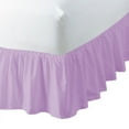 thumbnail image 3 of 100% Egyptian Cotton 1 PCs Ruffled BedSkirt 15 inches (Lilac,King), 3 of 5