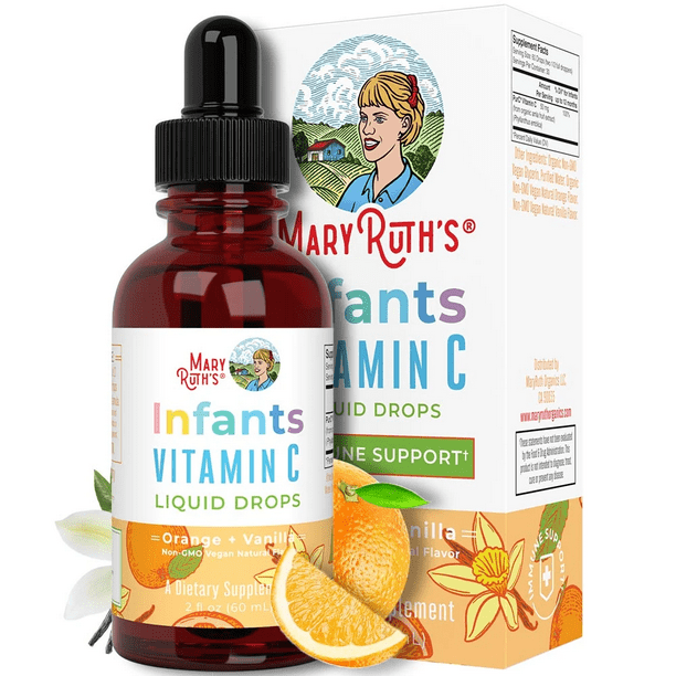 MaryRuth Organics Vitamin C Supplement for Babies USDA Organic