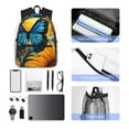 thumbnail image 4 of Balery Colorful Cloud Butterfly Sunflower Mochila para Mujeres y Hombres, Mochila Ligera Casual para Viajes, Mochila Clásica Básica para la Universidad, 4 of 6